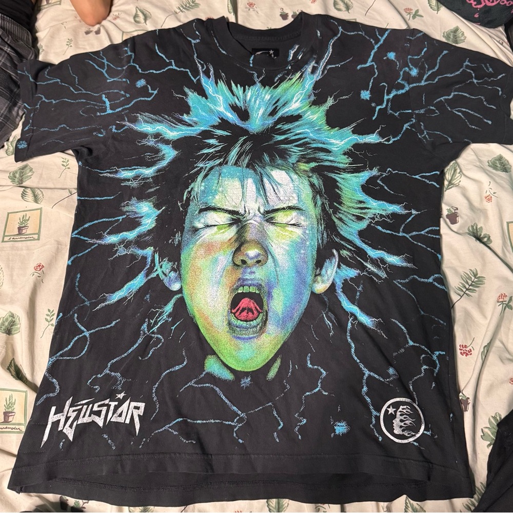 Heustar Black Graphic Men's Tee